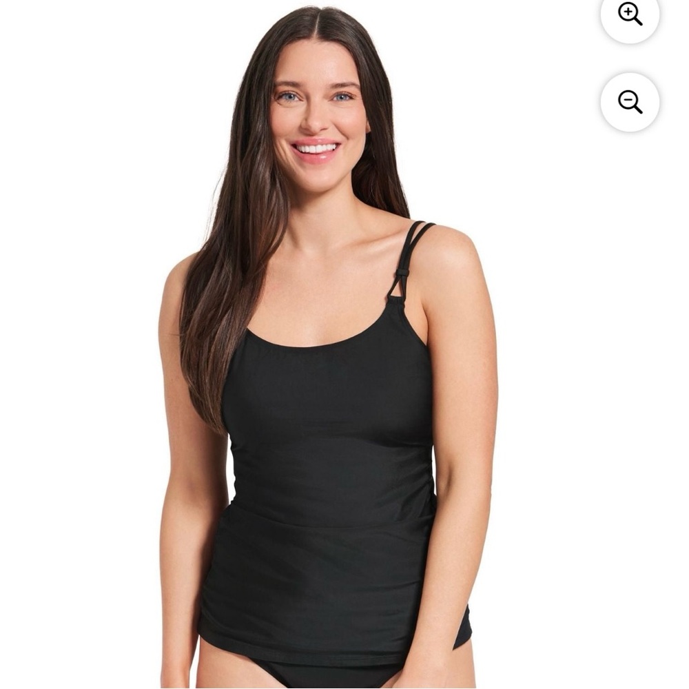 Krista Women's Scoop Neck Double Straps Tankini